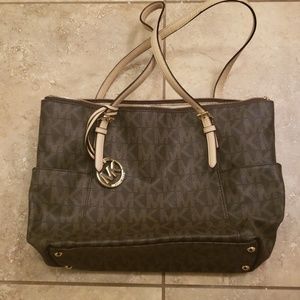 Michael Kors Brown Monogram Handbag